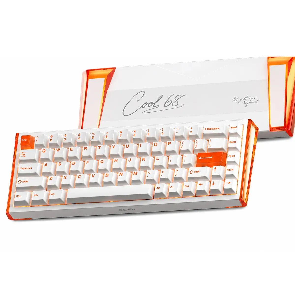 Teclado Gamer Magnético 8000hz Rapid Trigger 0,01mm Hot Swap Switch Shadow Blade Cool68 Le