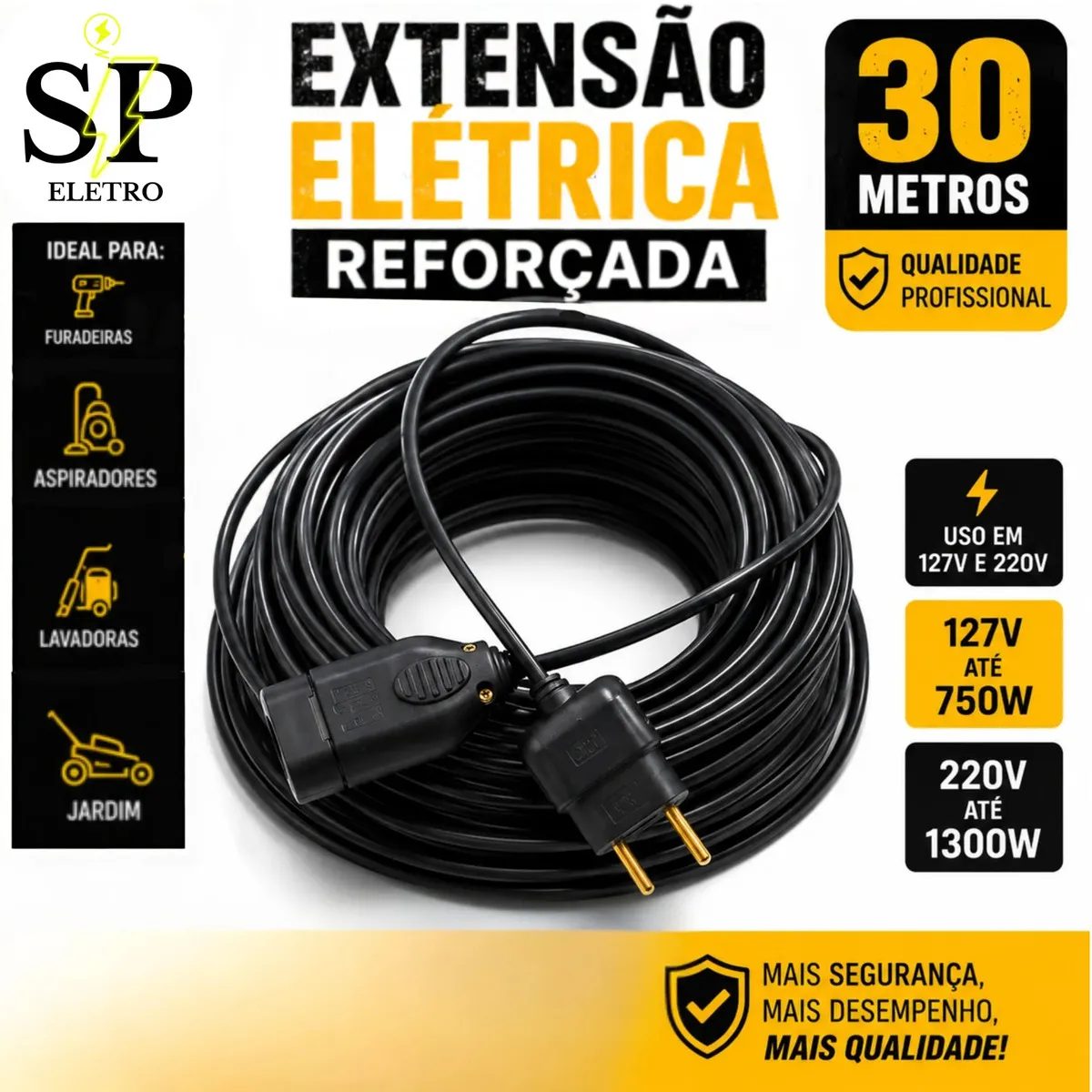 Extensão Elétrica Reforçada Eletro SP