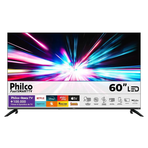 Smart TV Philco 60" 4K UHD LED Roku Dolby