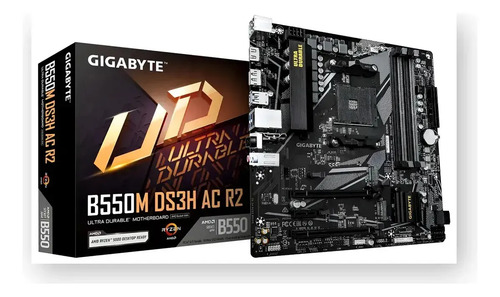 🔥Placa Mae Gigabyte B550m Ds3h Ac R2 Preto