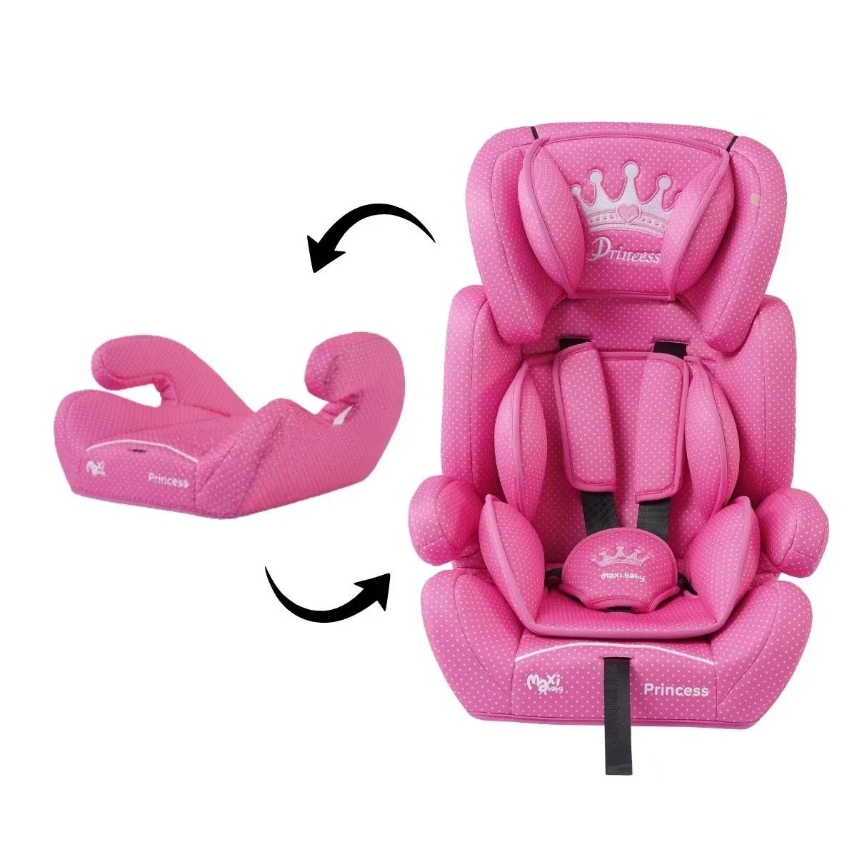 Cadeira De Carro Infantil Assento Elevação Booster Grupos 1,2,3 Passeio 9 A 36kg Maxi Baby