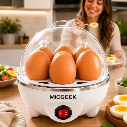 Cozedor De Ovos Automático Panela A Vapor Elétrica Legumes Elétrica Portátil Prático Rápid