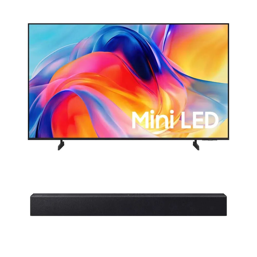 telão 55" + soundbar