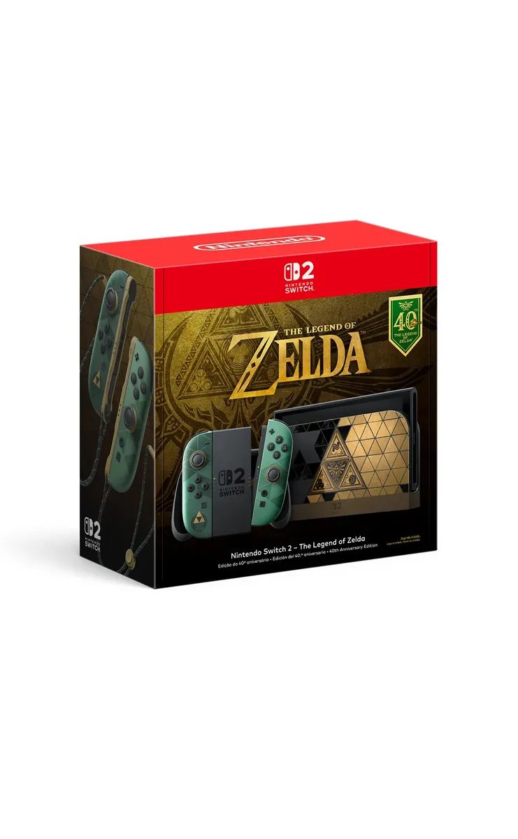 Nintendo Switch 2 - The Legend Of Zelda – 40th Anniversary Edition