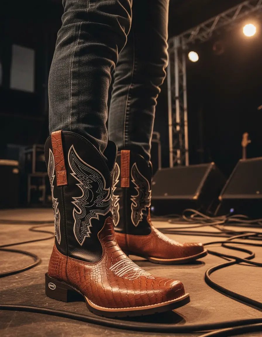 Bota Country Texana Masculina Em Couro Oferta Frete Grátis - (Mercado Livre)