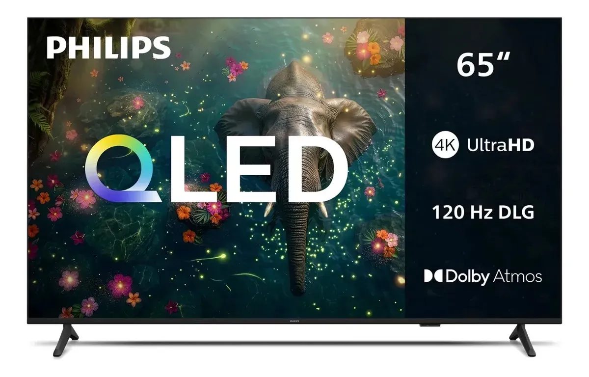 Smart TV Philips 65 polegadas QLED 4K UHD HDR10+ 65PQG7811/78