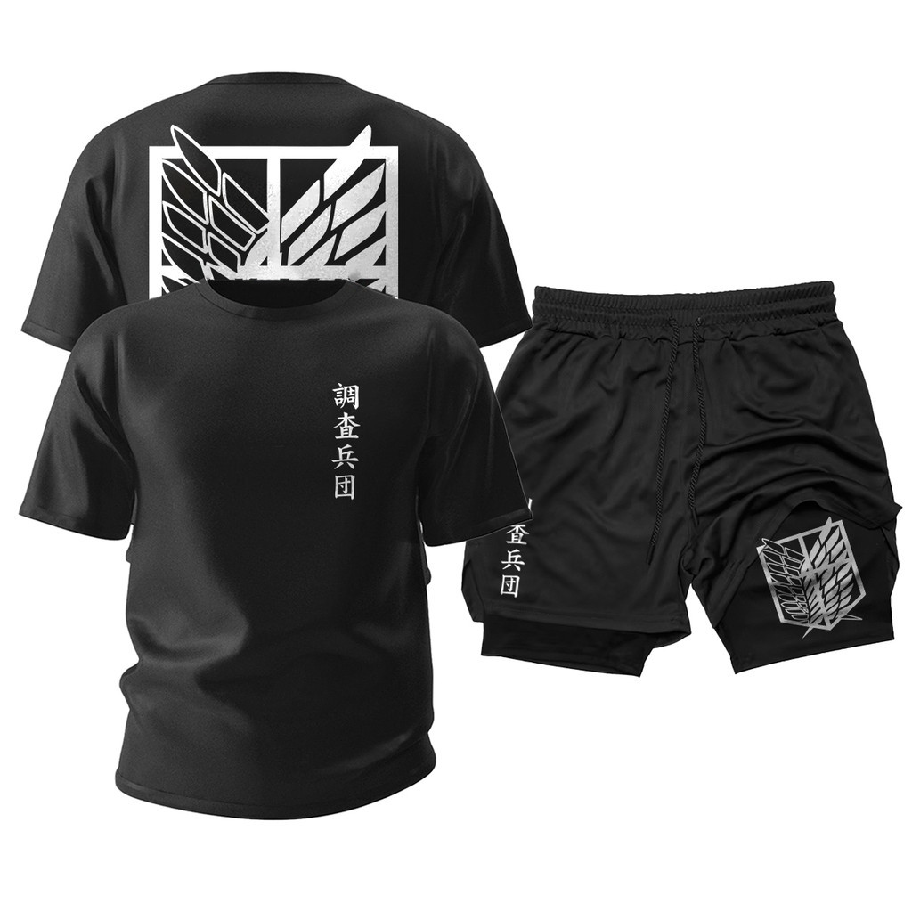 ✅ Conjunto Attack On Titan Dry Fit