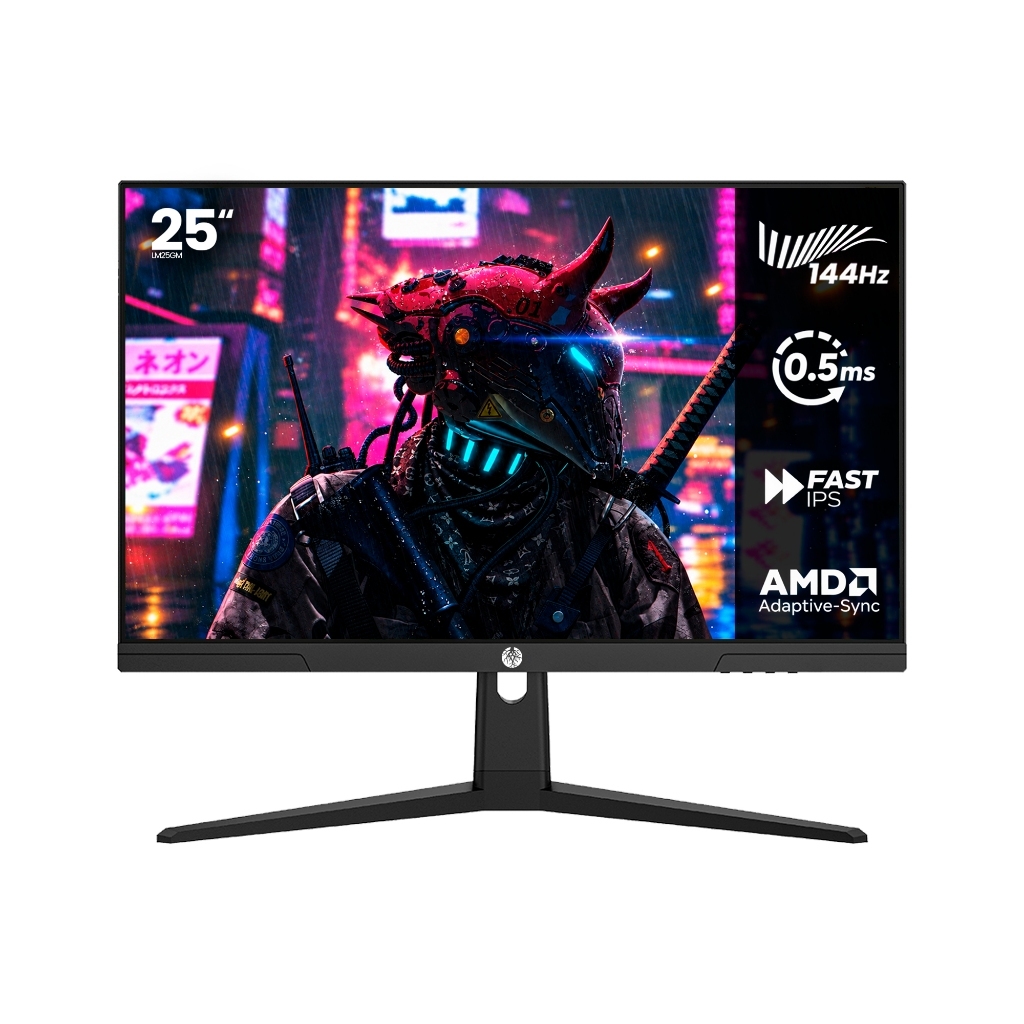 Monitor Gamer Haiz 25'' 144hz 0.5ms 1920x1080 HDR10 Resolução FHD HDMI/DP Painel IPS VESA 