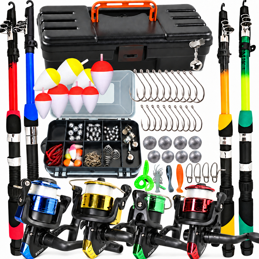 Mega Kit de Pesca Completo