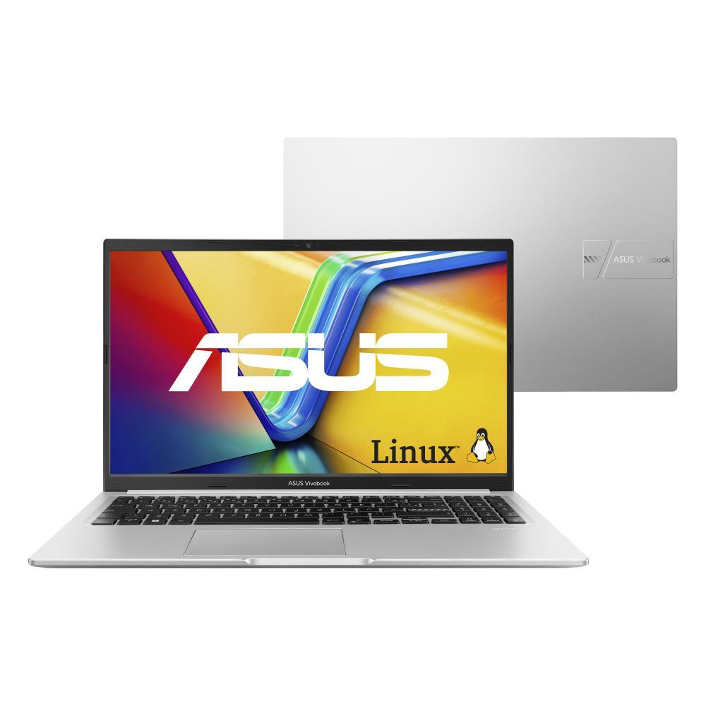 Notebook ASUS Vivobook 15 M1502YA AMD Ryzen 7 5825U 8GB Ram 512GB SSD Linux 15,6" FHD Silv