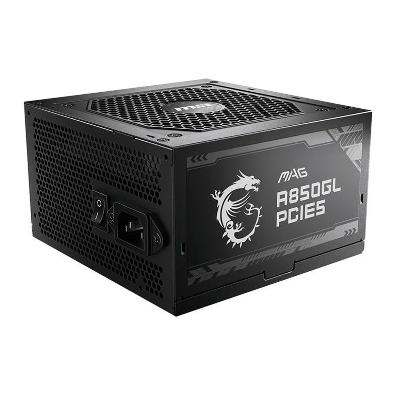 🔥 Fonte MSI MAG A850GLS 850W 80 Plus Gold Modular PCIe 5 ATX PFC Ativo Gamer PC