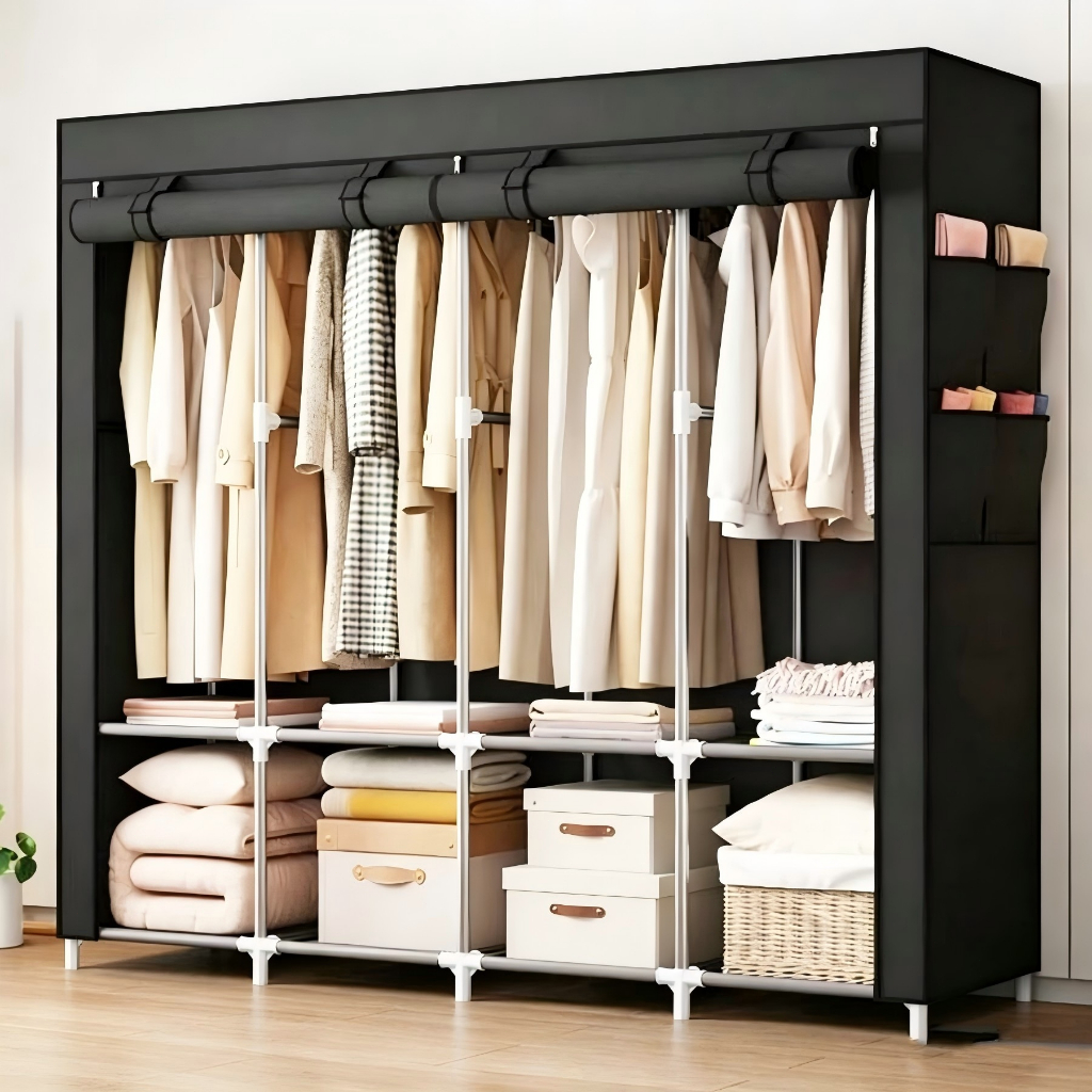 ✅ Guarda-Roupa Dobrável Portátil Multiuso