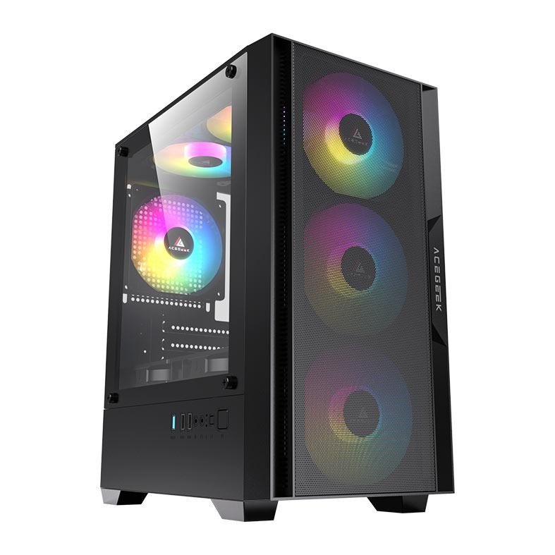 ✅ Gabinete Gamer Acegeek Stratus Mesh