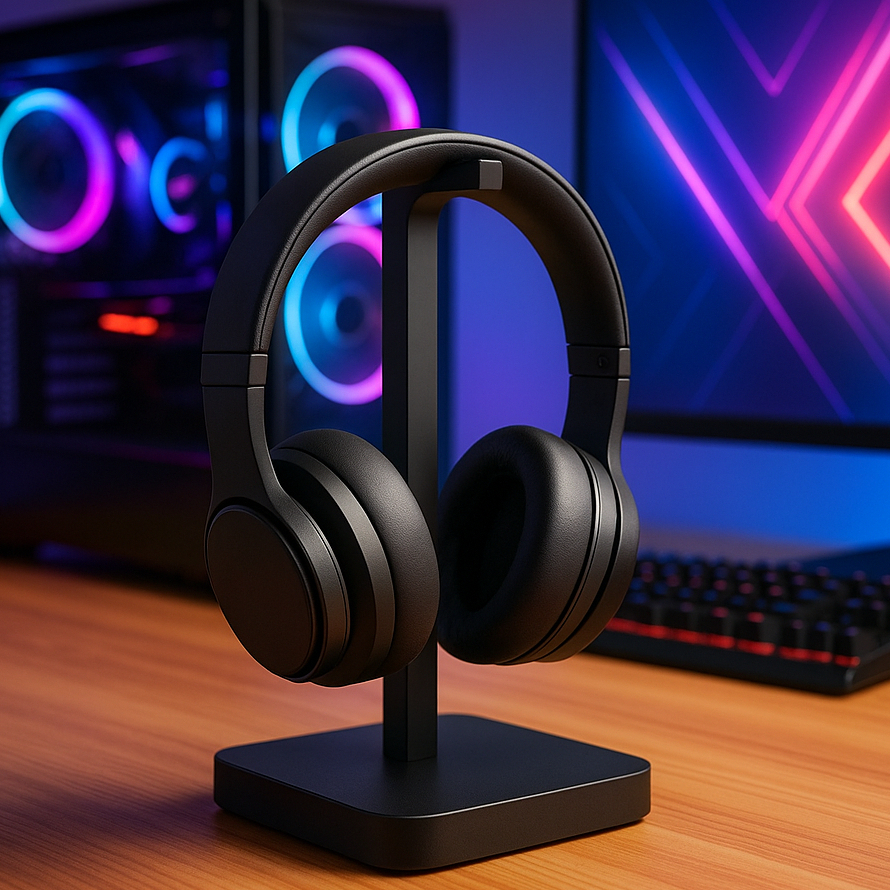 🔥 Suporte de Mesa para Fone Headset Elegante e Minimalista Suporte Minimalista para Celul
