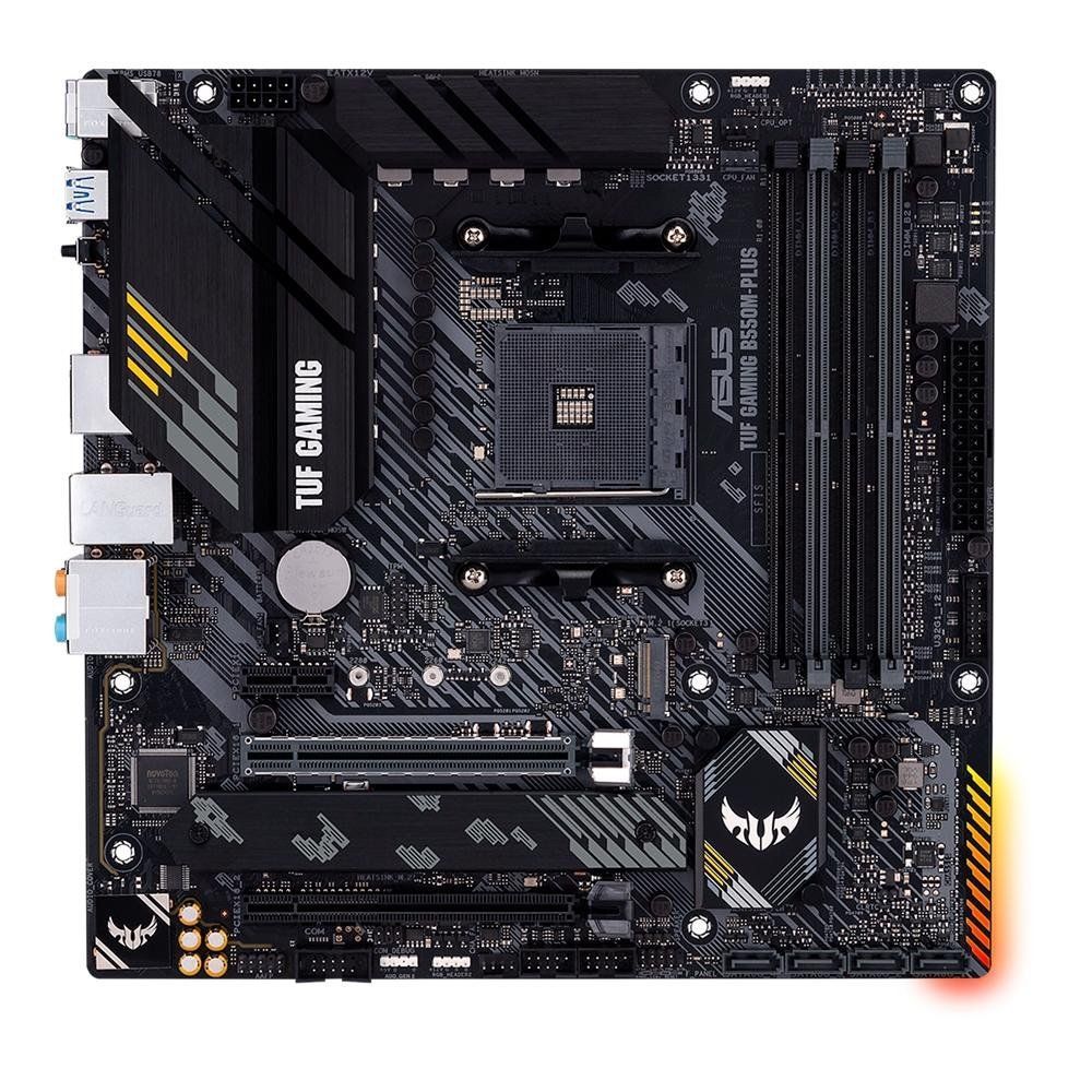 Placa-Mãe AMD AM4 Asus TUF GAMING B550M-Plus - 90MB14A0-C1BAY0