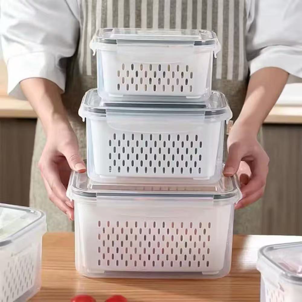 ✅ Kit 6 Potes Conservadores de Alimentos