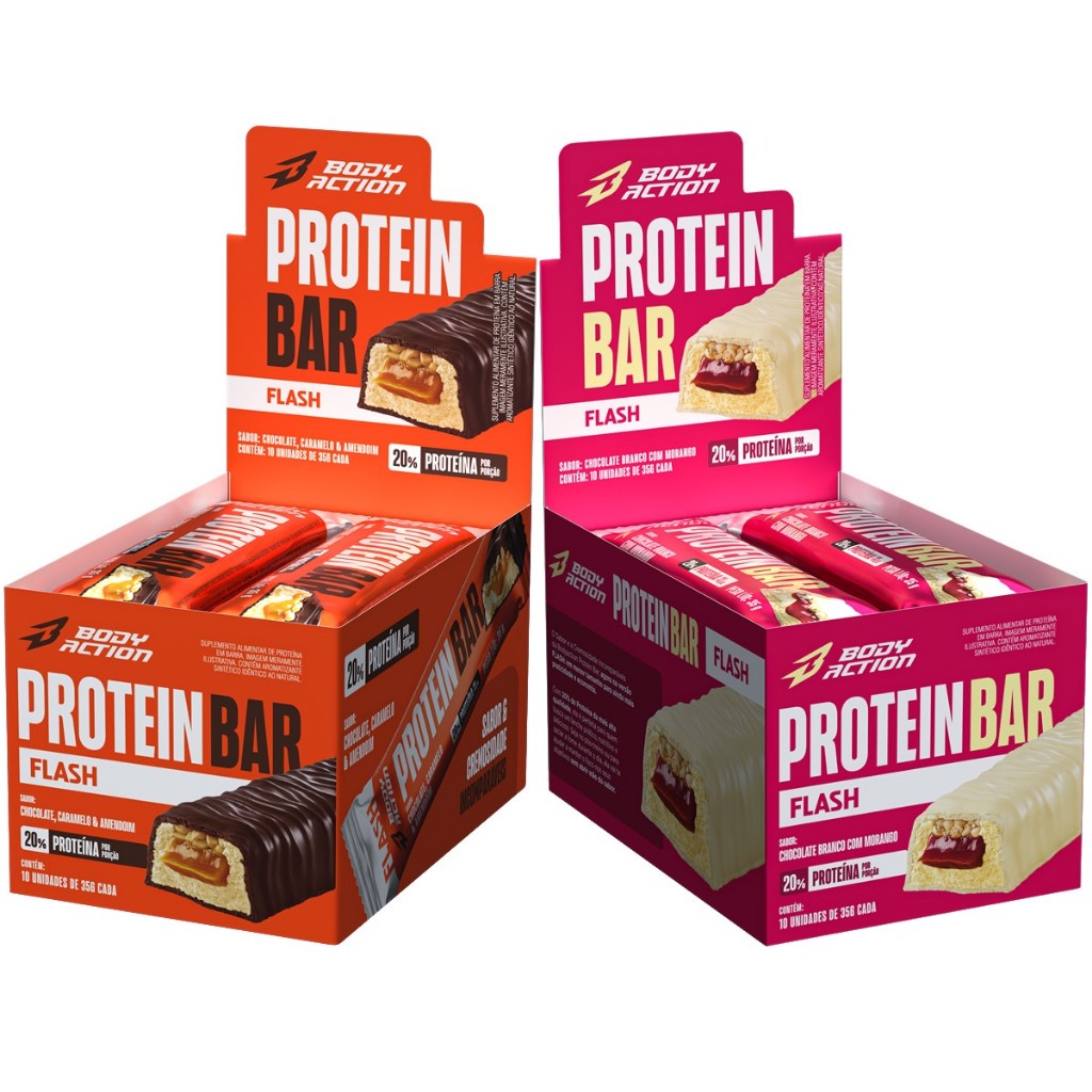 Kit Bodyaction Protein Bar Flash
