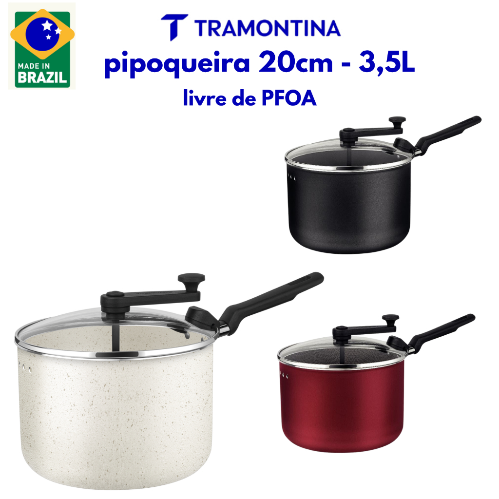 ✅ Pipoqueira Tramontina Loreto