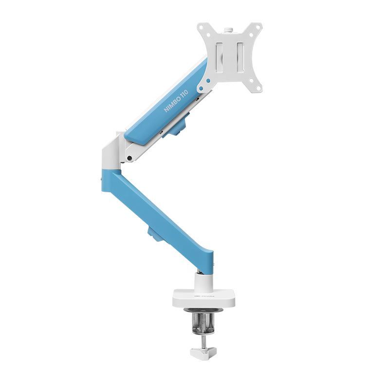 Suporte Articulado Para Monitor Zinnia Nimbo 110 Soft Blue Edition, 17 Pol a 32 Pol, Branc