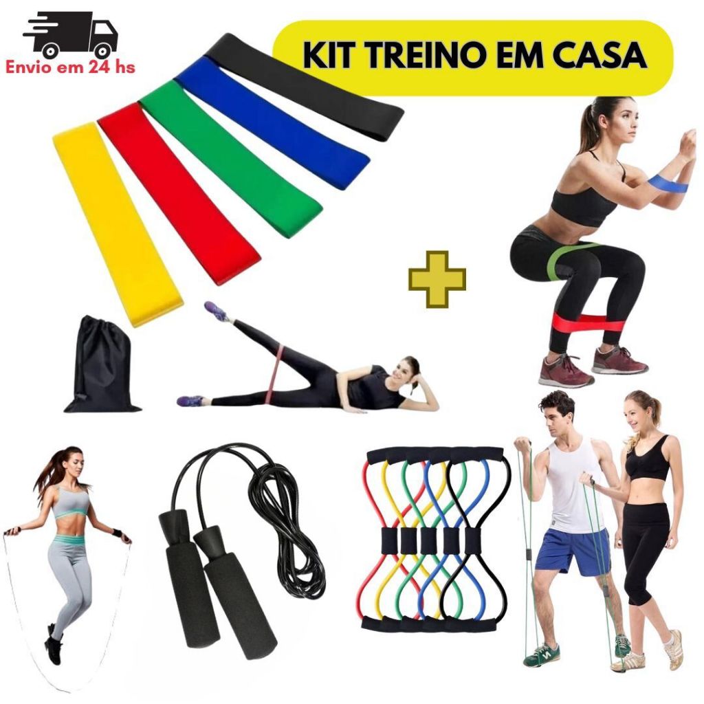 ✅ Kit Treino Funcional em Casa