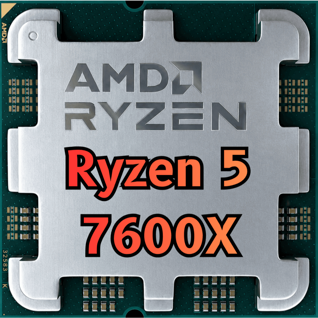 Processador AMD Ryzen 5 7600X, 4.7GHz (5.3GHz Max Turbo), Cache 38 MB, 6 Núcleos, 12 Threa