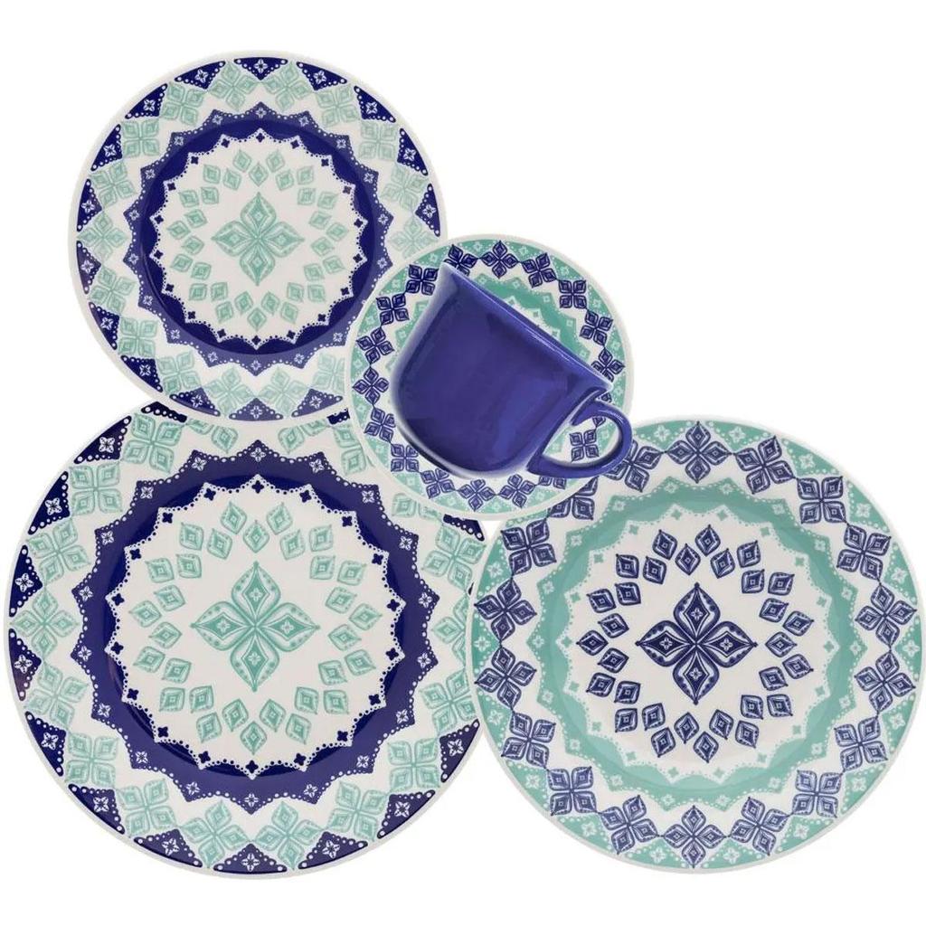 Aparelho de Jantar Cerâmica Oxford Lola 20 Peças