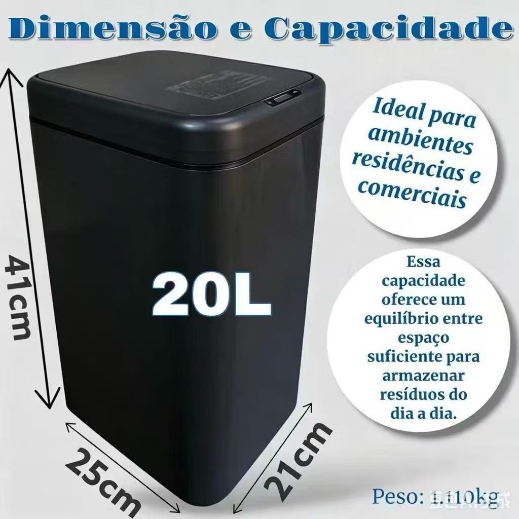 Lixeira Automática Inteligente Abre Fácil