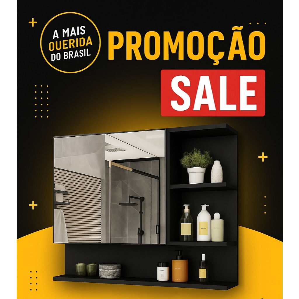 Armário Espelheira Cleópatra