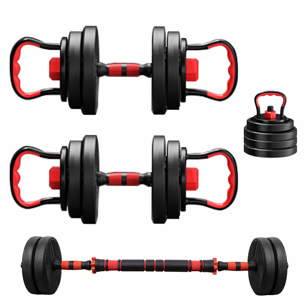 Kit Musculação Ajustável Multifuncional