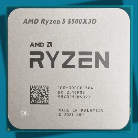 🔥 Processador AMD Ryzen 5 5500X3D, 3 GHz (4 GHz Max), Cache 96 MB, 6 Núcleos, 12 Threads,
