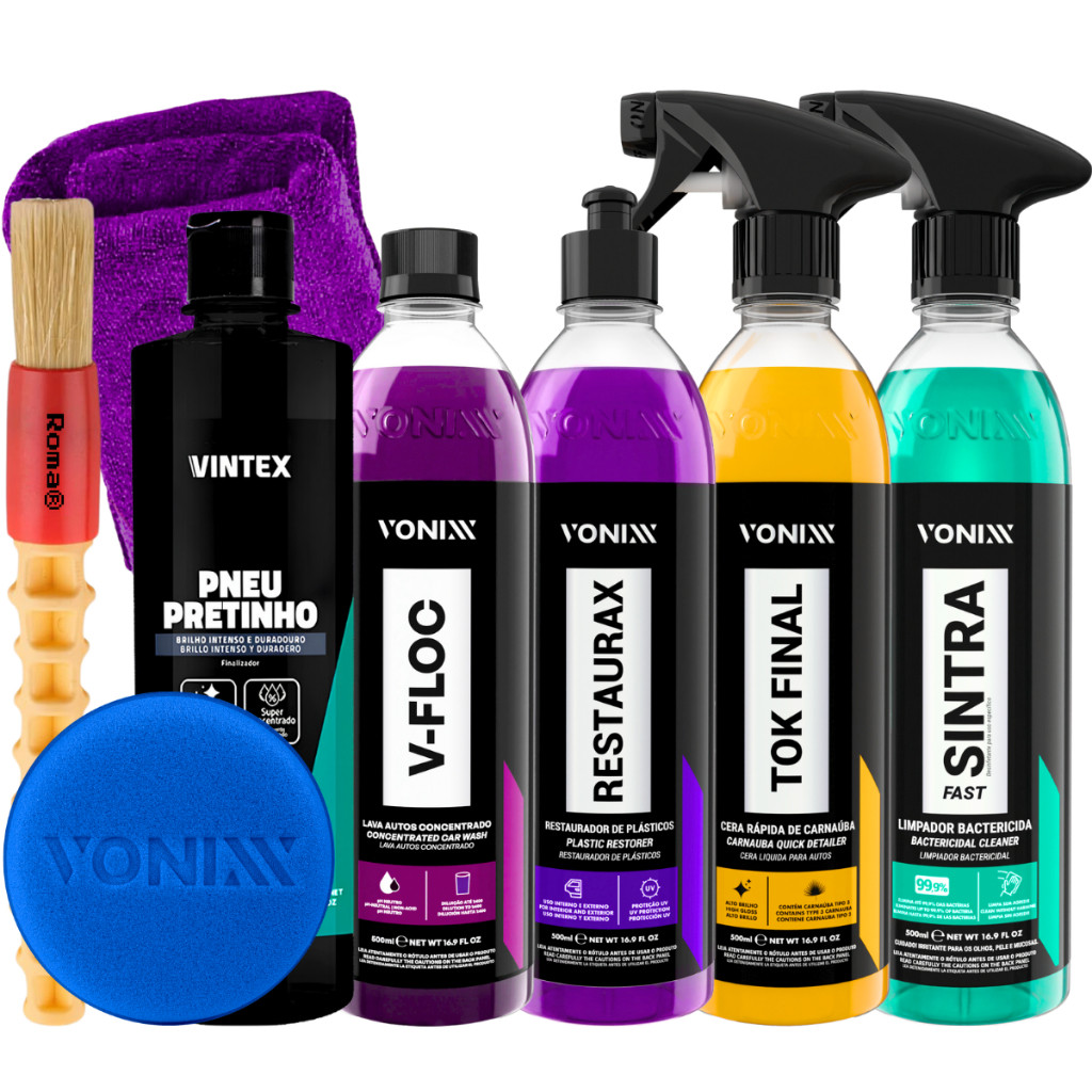 Kit Estética Automotiva Vonixx Completo