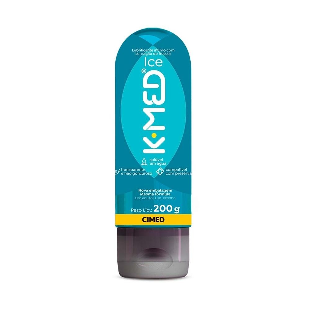 LUBRIFICANTE ÍNTIMO K-MED ICE 200G POR R$16,81!