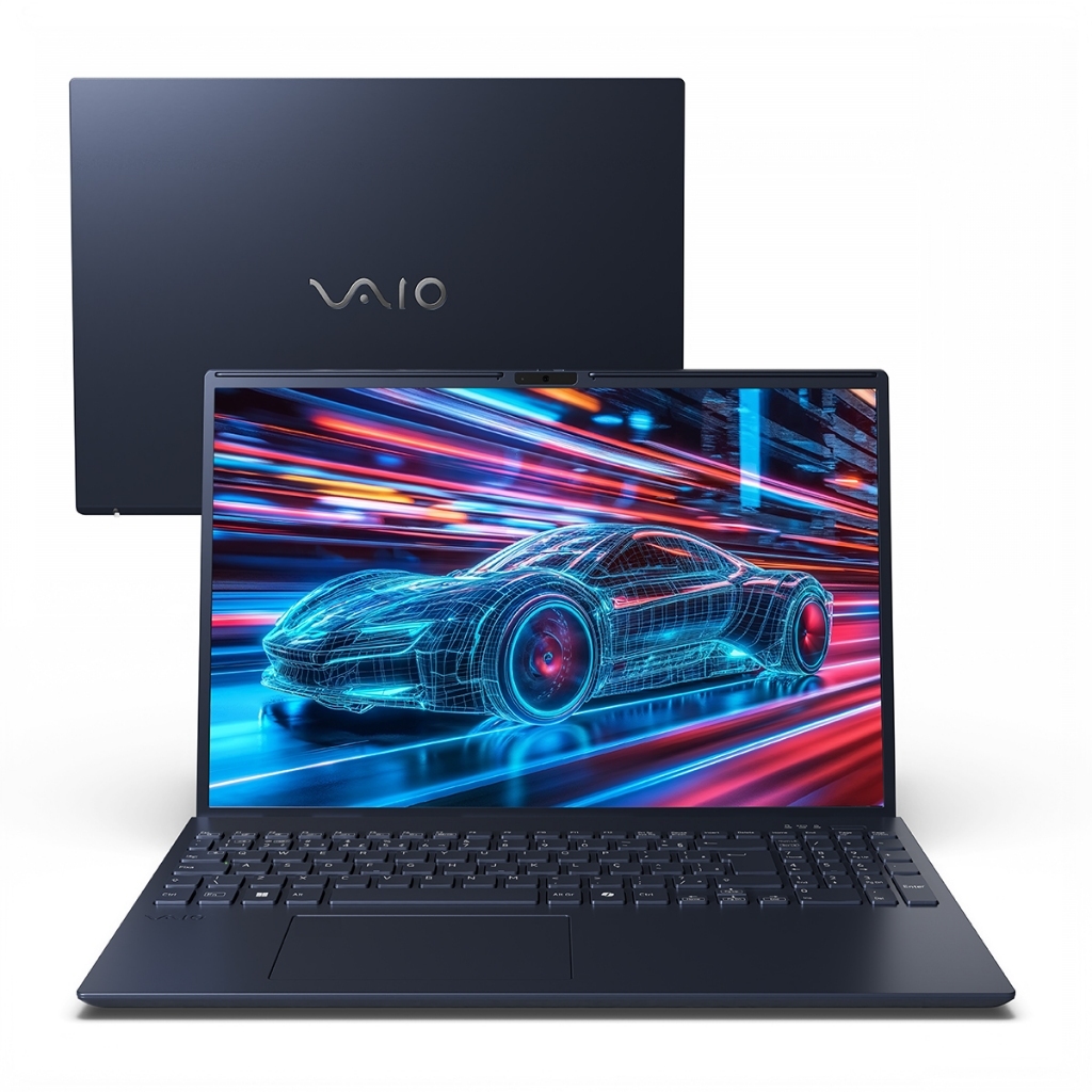 Notebook VAIO FE16 AMD Ryzen 7-5825U Linux 16GB RAM 256GB SSD 16" IPS WUXGA Antirreflexo -