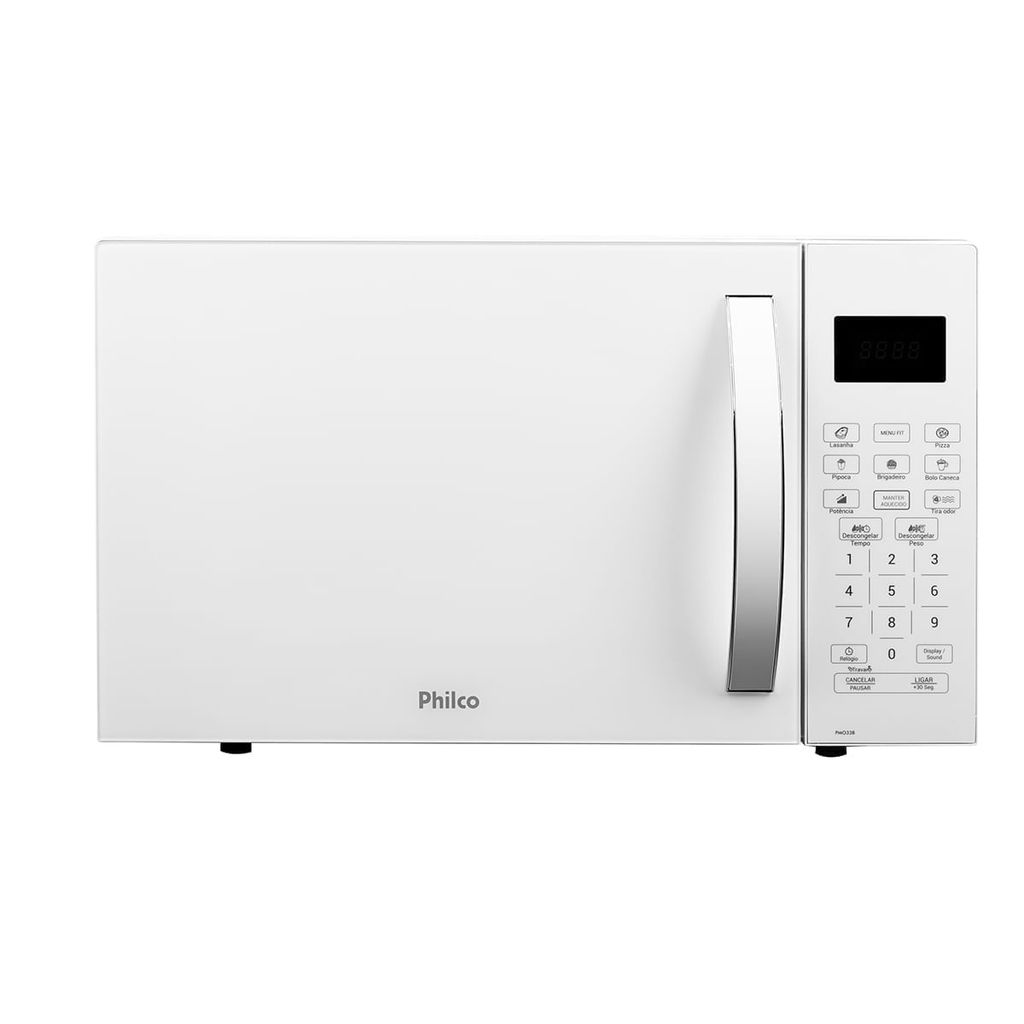 Micro-Ondas Philco 20L Branco Limpa Fácil PMO23B