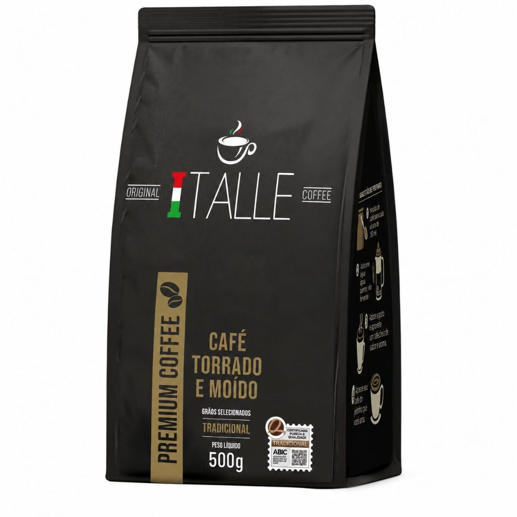 Café Torrado E Moído Extraforte Café Italle Cafe em Pó 500g