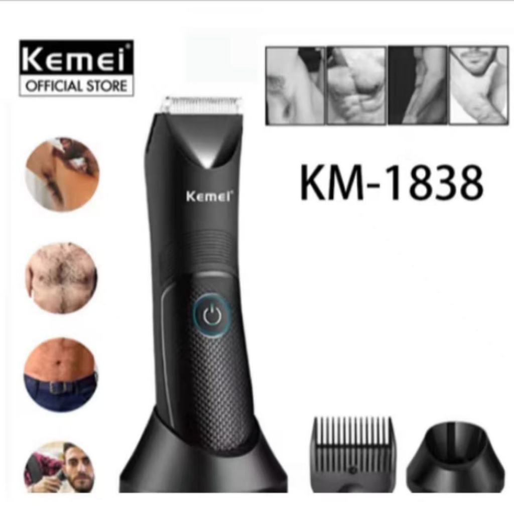 Kemei 1838 Barbeador Elétrico Corporal