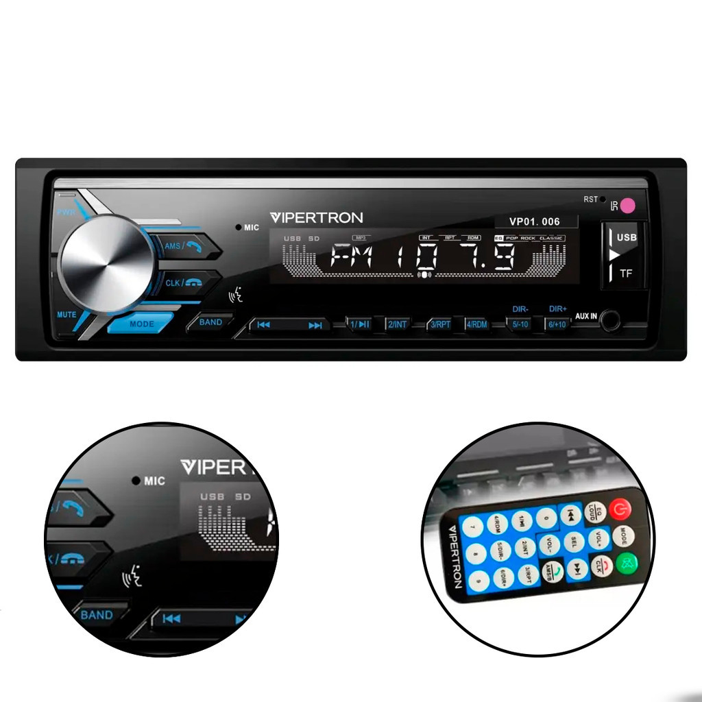 ✅ Tiger Rádio Automotivo Vipertron