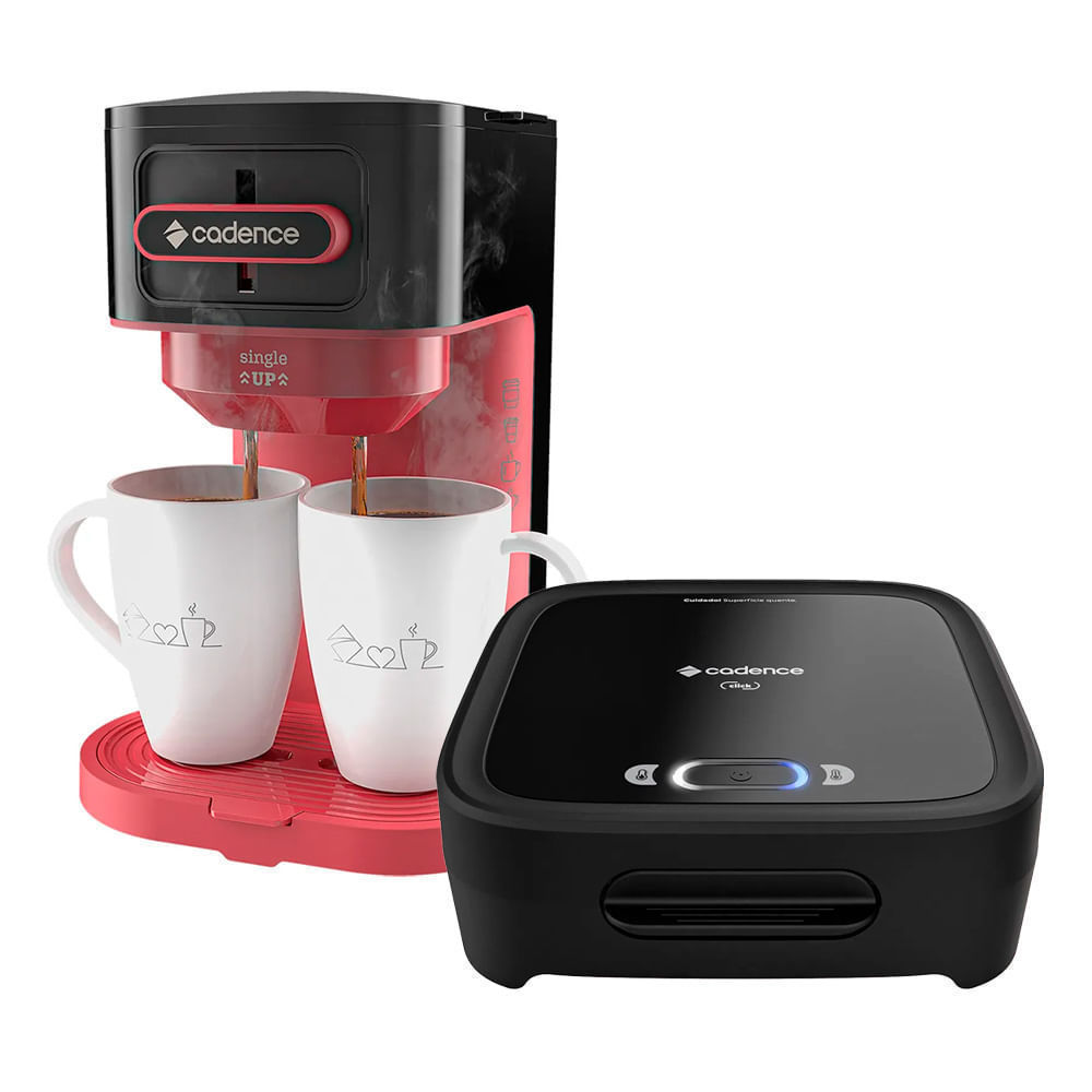 ✅ Kit Cadence Sanduicheira e Cafeteira