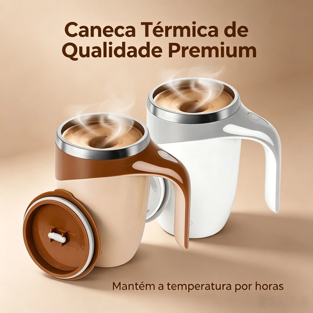 ✅ Caneca Misturadora Automática Mixer Inox