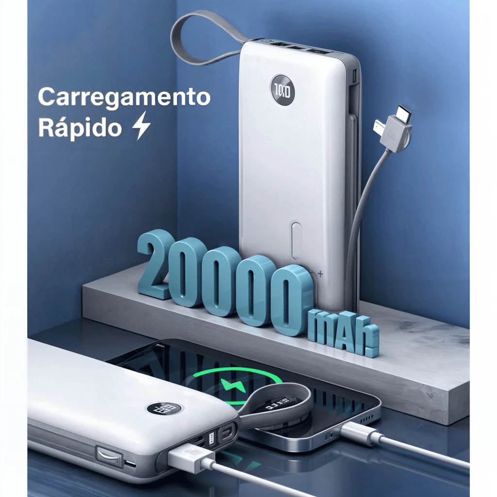 Carregador Portátil Power Bank