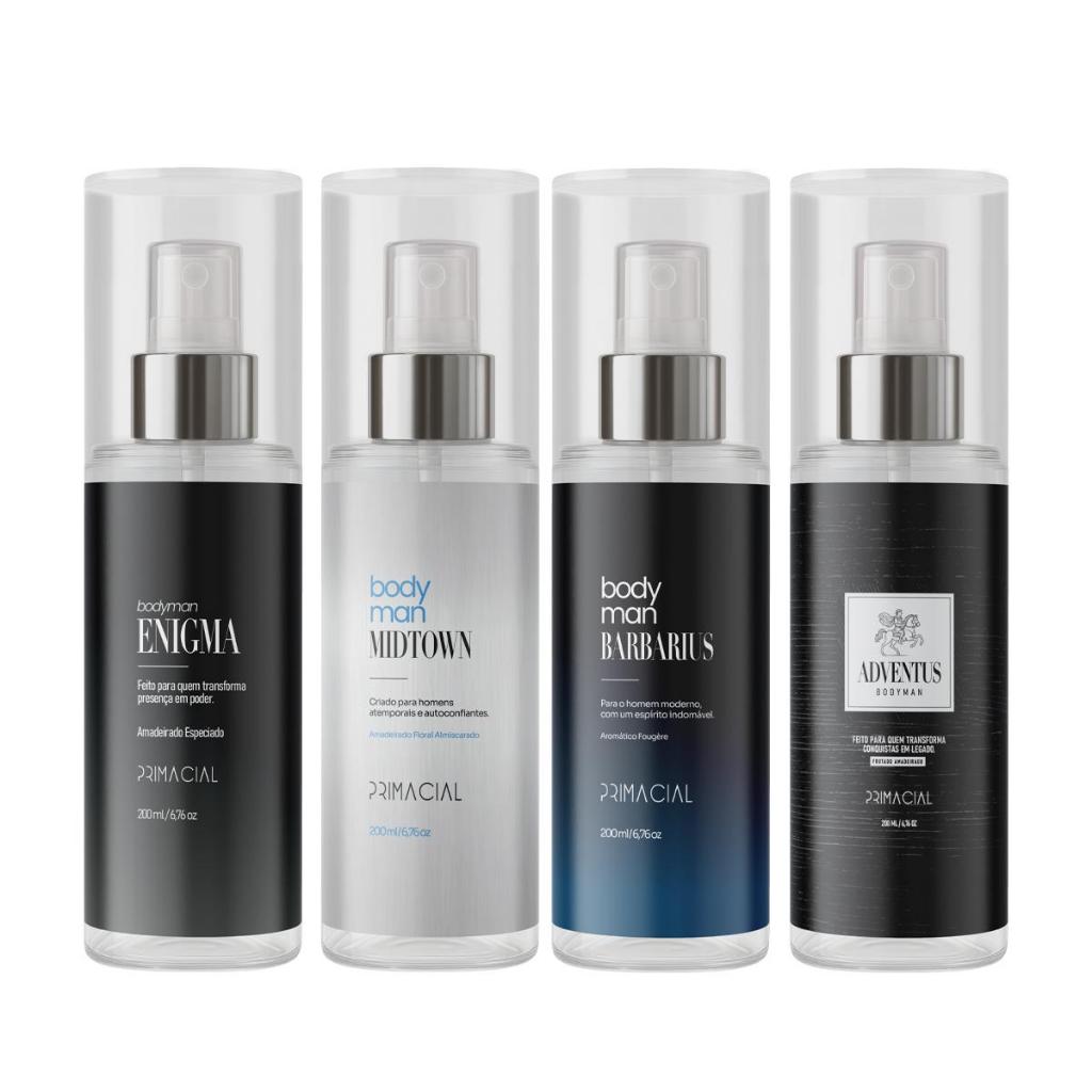 ✅ Kit Body Splash Masculino Primacial
