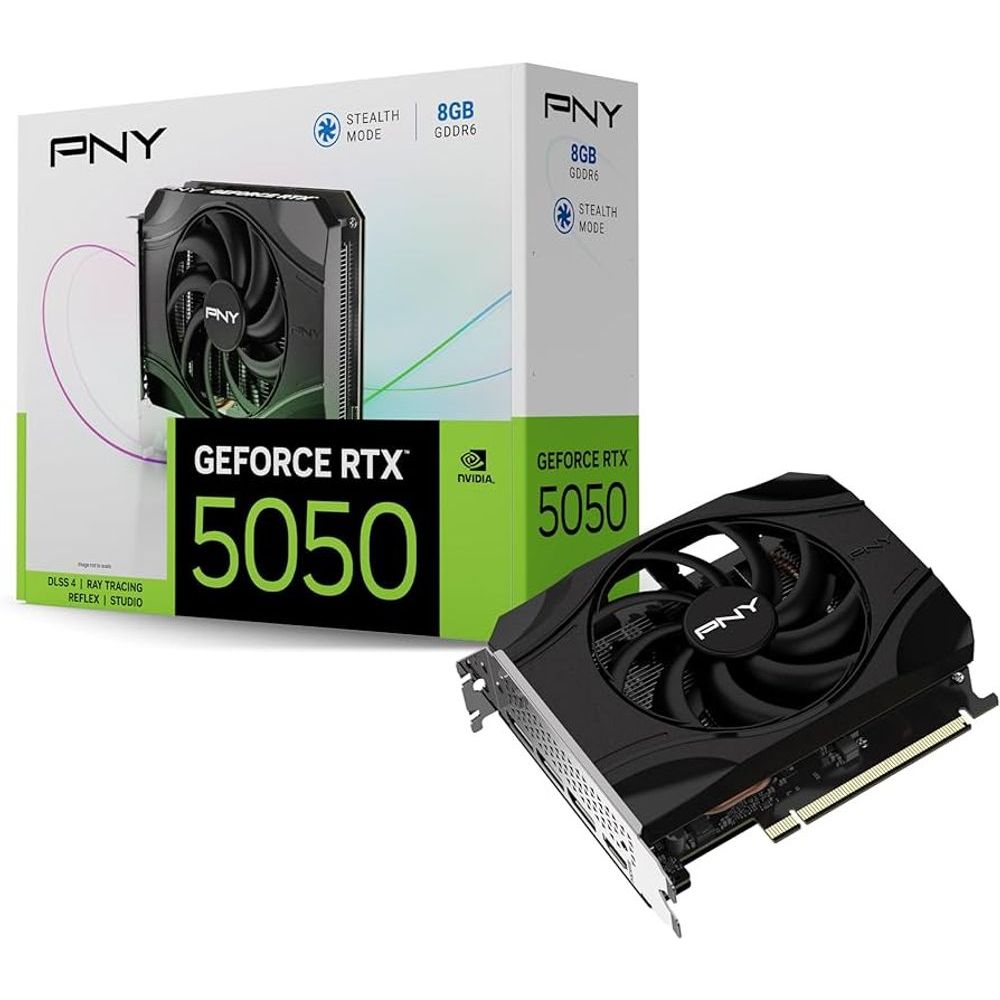 Placa de Video GeForce NVIDIA PNY RTX5050 8GB GDDR6 VCG50508SFXPB1