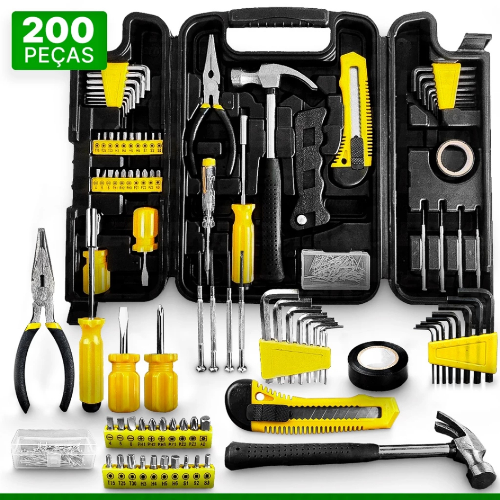 Kit Ferramentas Completo com Maleta
