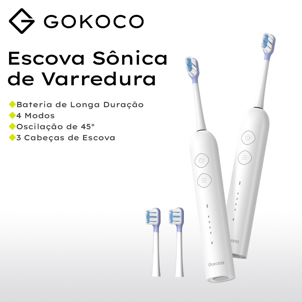 Escova Elétrica Sônica GOKOCO