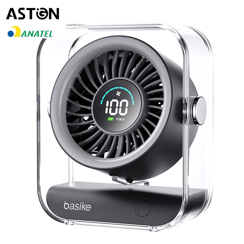 ✅ Ventilador de Mesa Basike Portátil