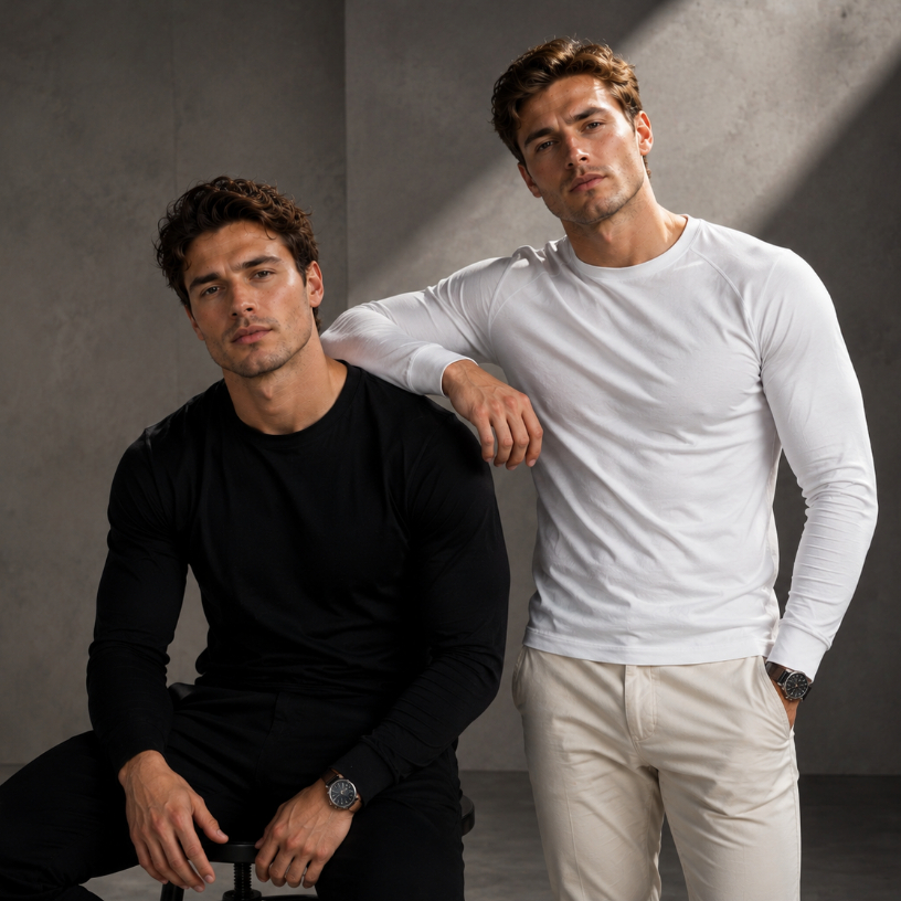 ✅ Kit 2 Camisas Térmicas Masculinas Dry Fit