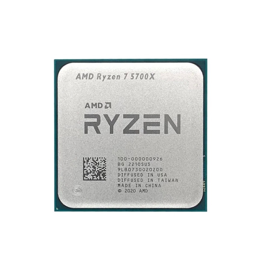 AMD Ryzen 7 5700X, 3,4 GHz, 8 núcleos, 16 threads, cache de 32 MB, soquete AM4, OEM