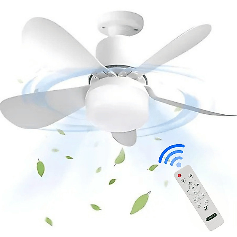 ✅ Ventilador de Teto LED com Controle