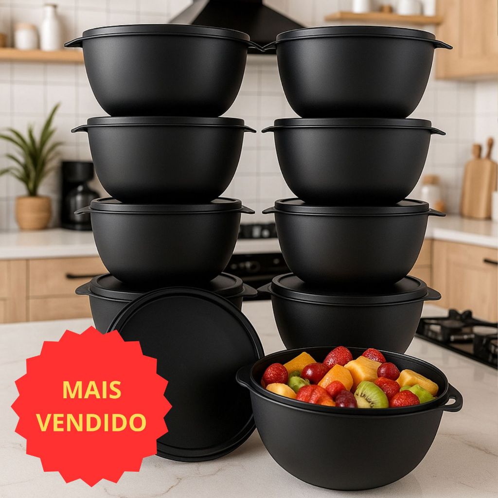 Kit Potes Marmita Bowl 10 Unidades