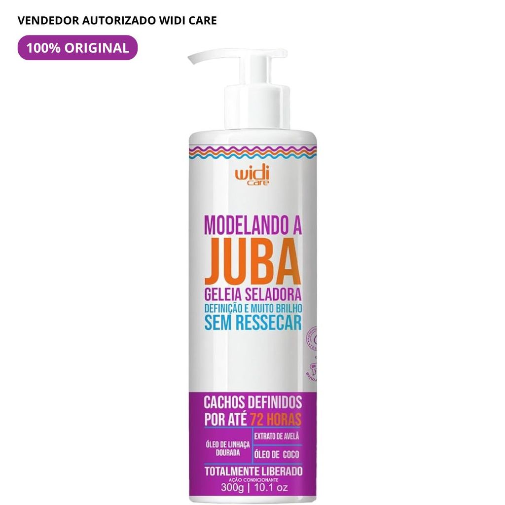 Modelando a Juba Geleia Seladora Widi Care 300g